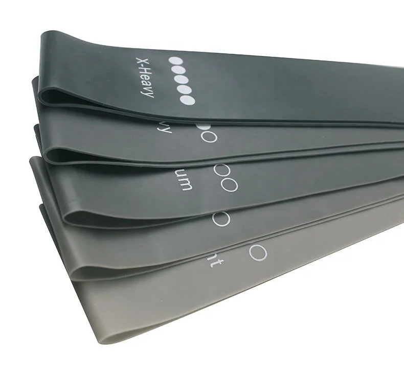 

Custom Printed Logo Wholesale Workout Arm Legs Rubber Gym Resistance Bands Set for Fitness, As pictures