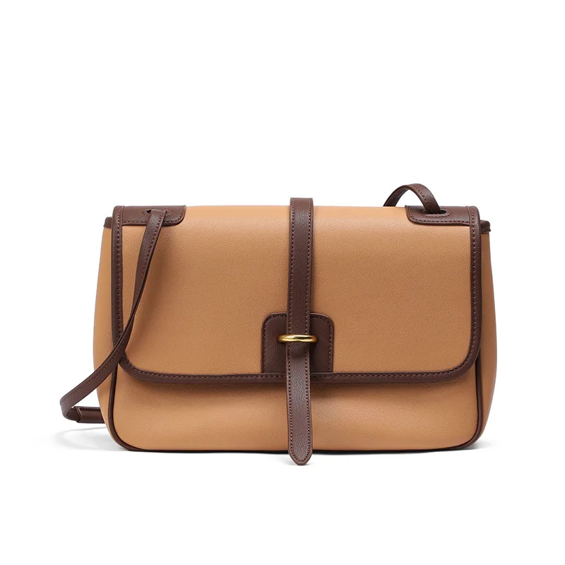 

New Trendy Leather Drop Shipping Luxury Tote Bag Shoulder Messenger Bag Fashion Messenger Bag For Women, Brown