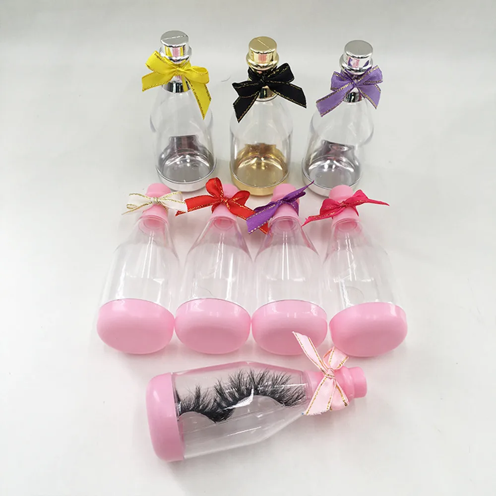 

2022 New Arrivals Wine Bottle Lash Case Custom Eyelash Packaging Box For Handmade False Eyelashes 3D Mink Lashes, Accordingly to design