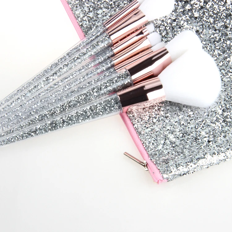 

Professional makeup brush set luxury makeup brushes pink makeup brush set, Gold/silver/pink