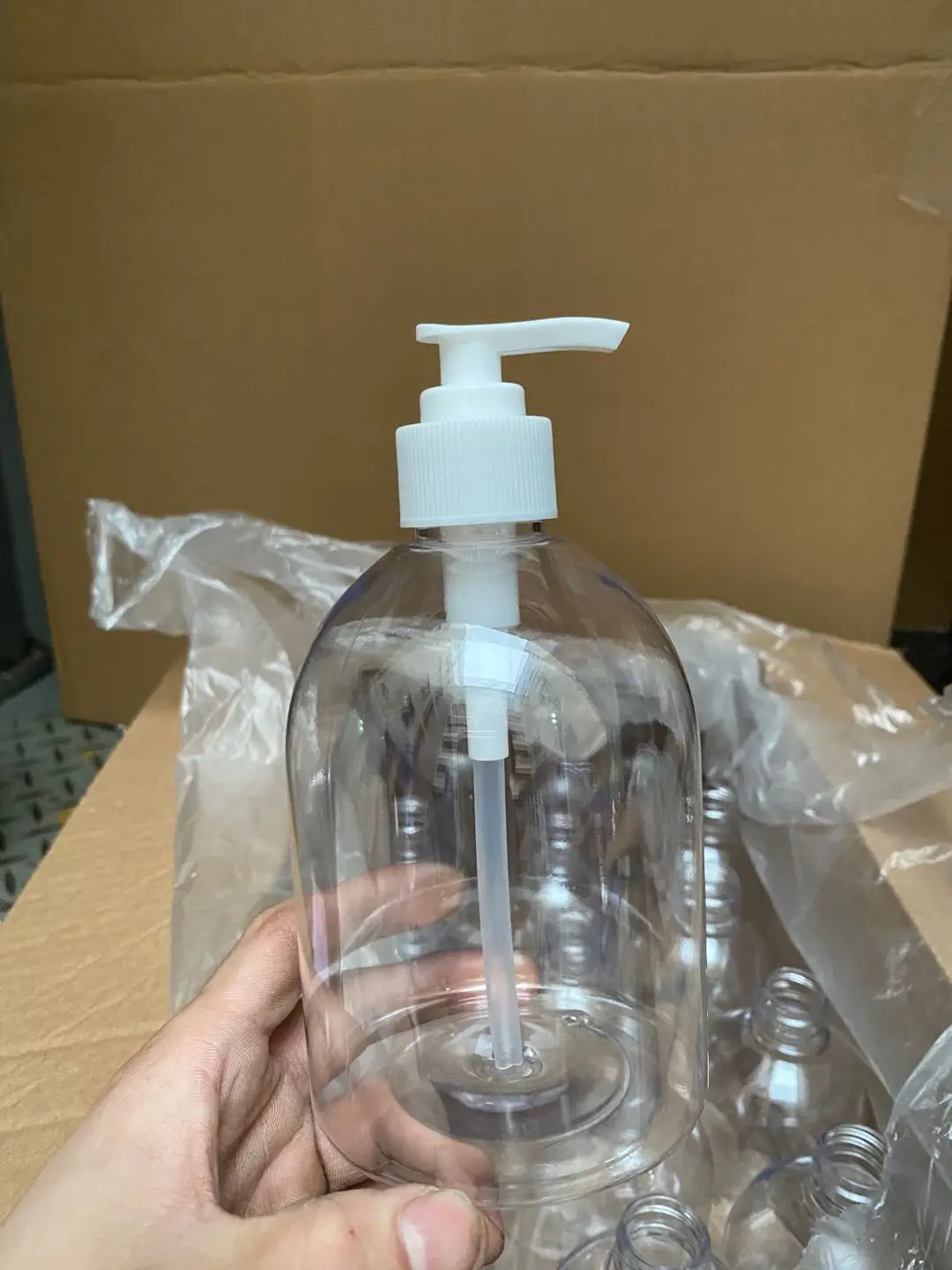 Empty 250ml 300ml 500ml Plastic Hand Sanitizer Dispenser Bottle With