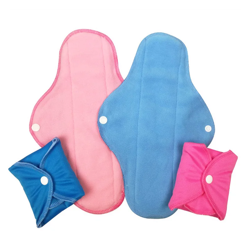 Waterproof Washable Menstrual Pads Super Absorb Soft Reusable Cloth Sanitary Pads For Woman Or 