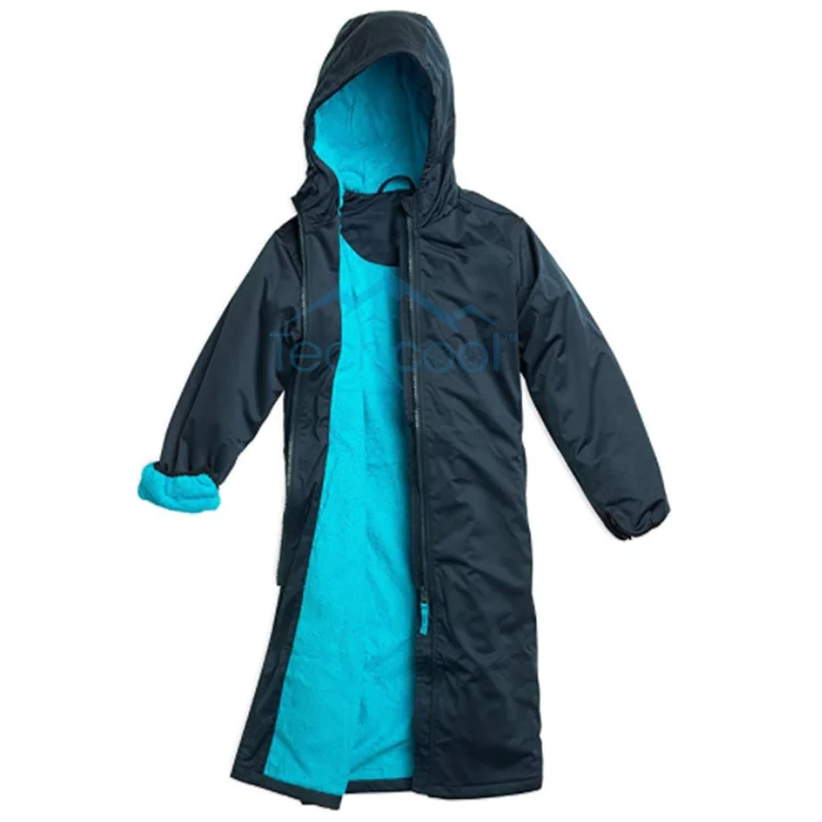 
Techcool Warm Lining Waterproof Surf Poncho Dryrobe Waterproof Changing Robe 