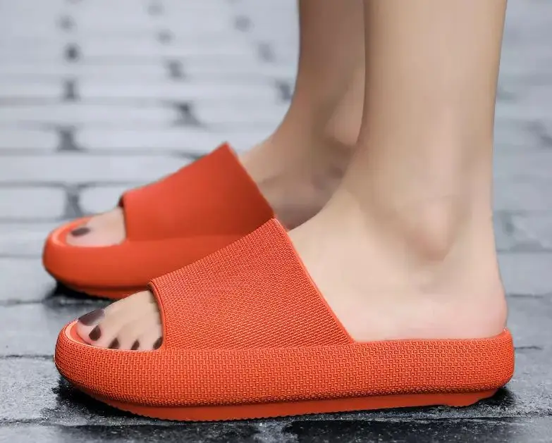 

female summer indoor non-slip home thick bottom sandals home soft bottom Couple bathroom bath slipper, Customized color