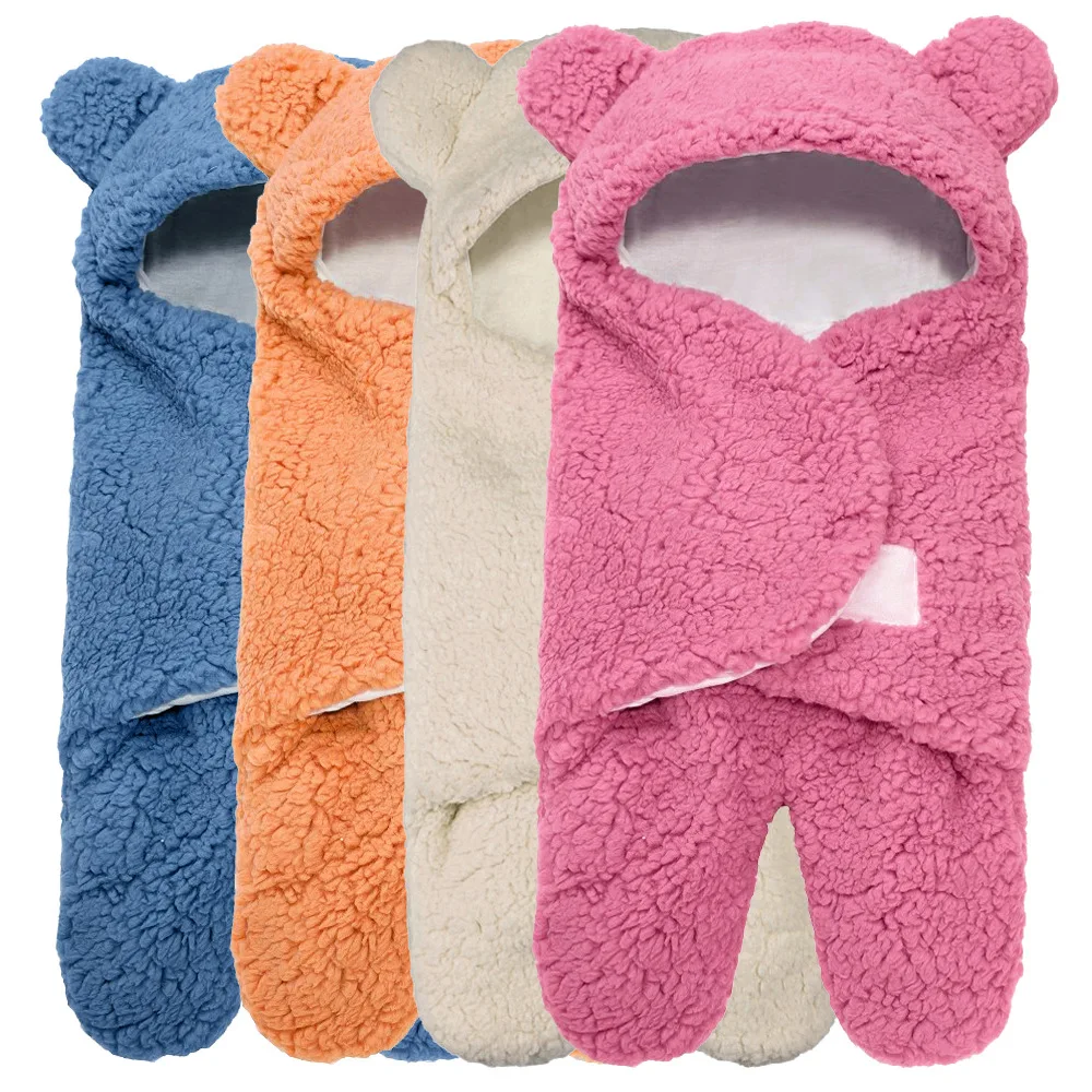 

Winter Baby Comfy Sleepy Sack Soft Warm Thick 3-Layers Baby Newborn Split-leg Sleeping Bag, Customized color