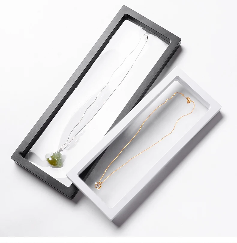 

PE Film Jewelry Display Case for Case Frame Box for Jewellery Present Retail Showing Box
