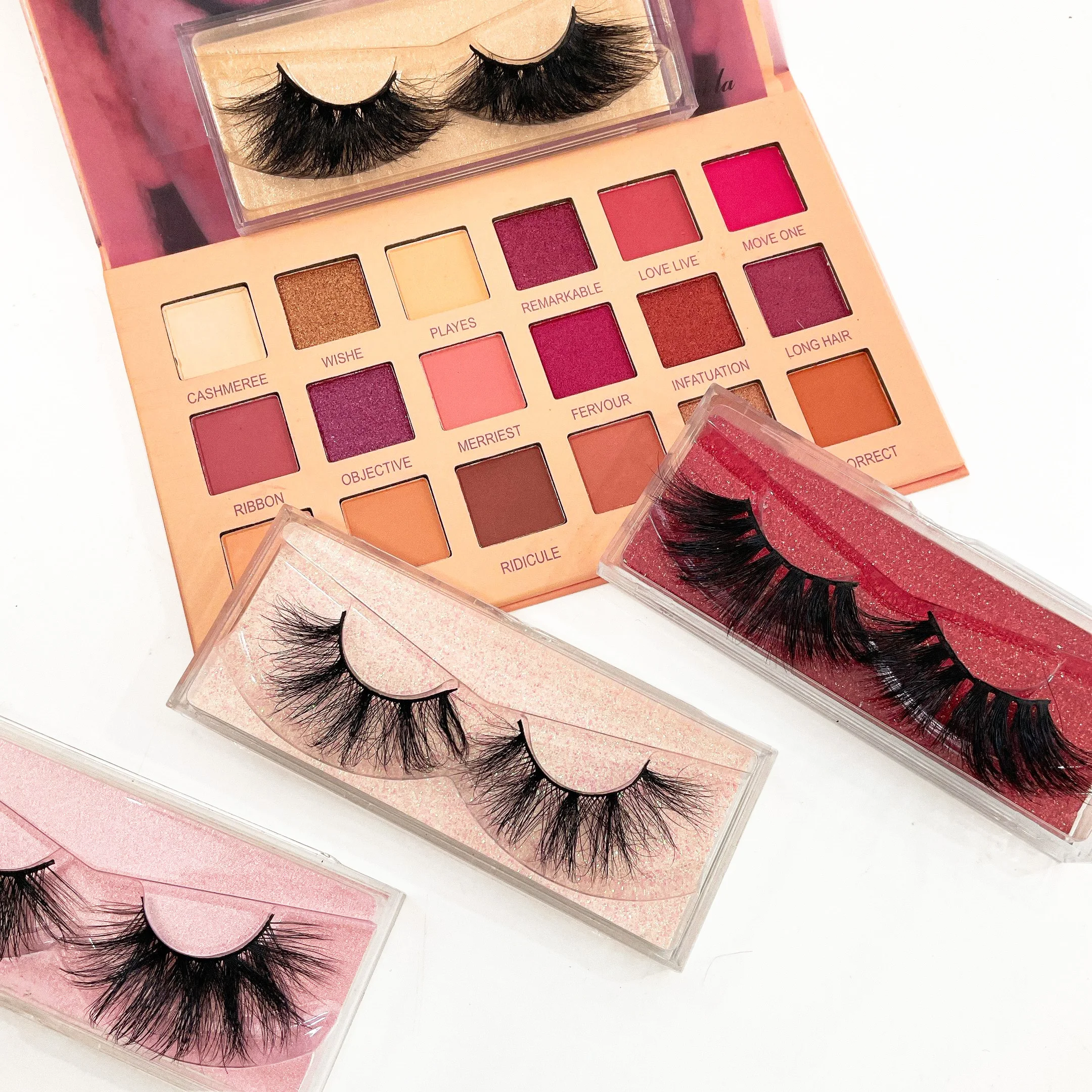 

Hot sale 5d 25 mm bulk eyelashes mink lashes3d wholesale vendor 25mm vegan 3d mink eyelash strips, Black