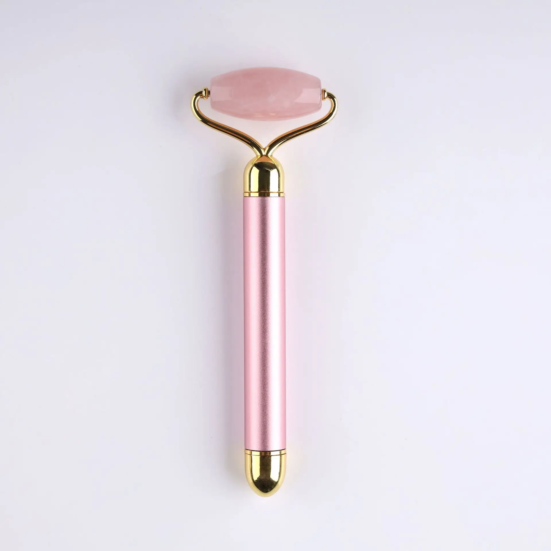 
3D Facial Roller Face Lift Firming Tool Rose Quartz Electric Jade Roller For Face 