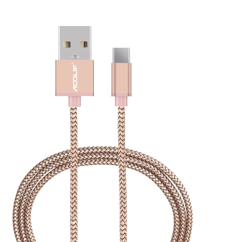 

Factory hot selling 1M fast charging Type-c USB cable mobile phone USB charger cable, Black/sliver/pink/gold/