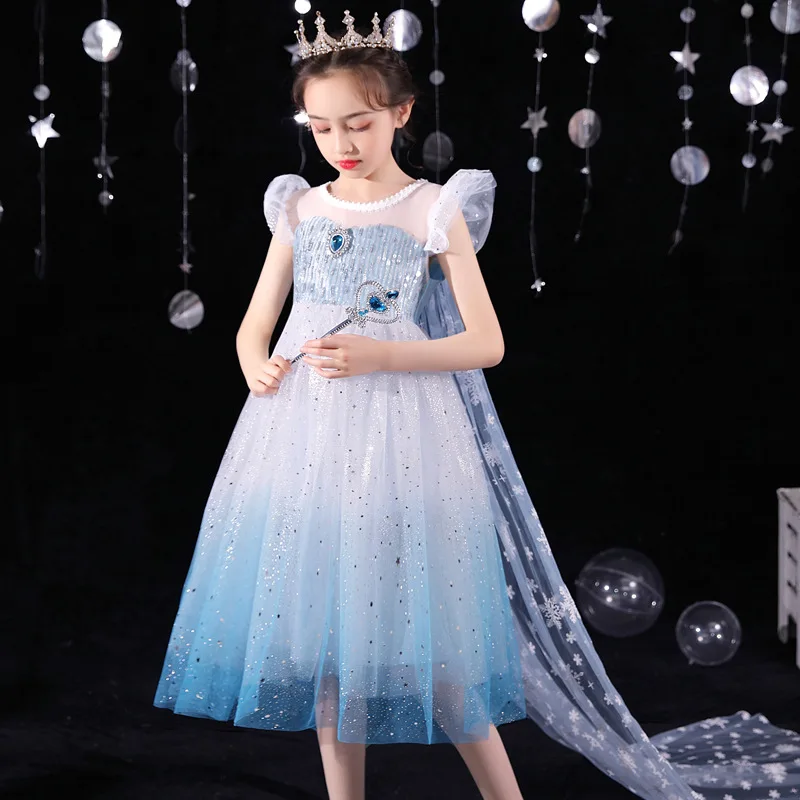 

Wholesale Mesh Embroidery Ball Gown Kid Girls Holiday Princess Party Fancy Dress Costumes