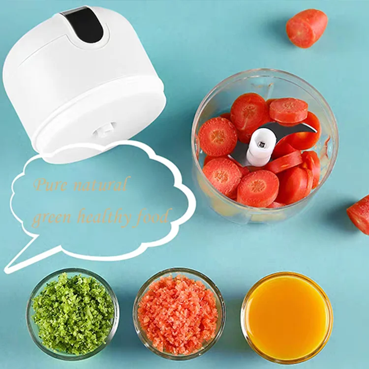 

Rechargeable Battery mini electric Food Processor electric garlic vegetable food chopper