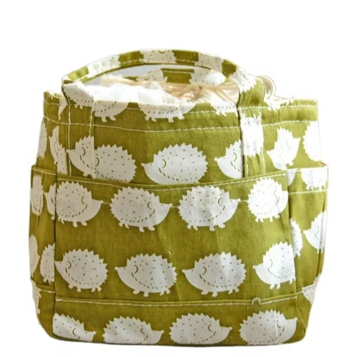 

Light weight cute lunch kit tote portable outdoor insulated picnic lunch bag