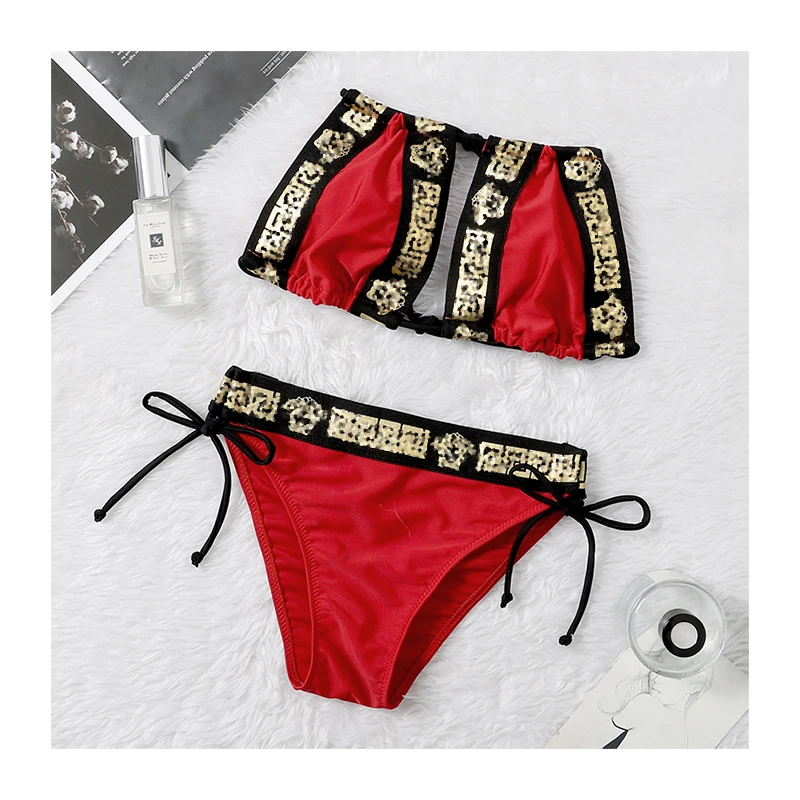 

OEM 2021 sexy swimsui bikini Design and color swimsuits for women 2021 swimwear fabric roupa bikini versaceeing swimsuit