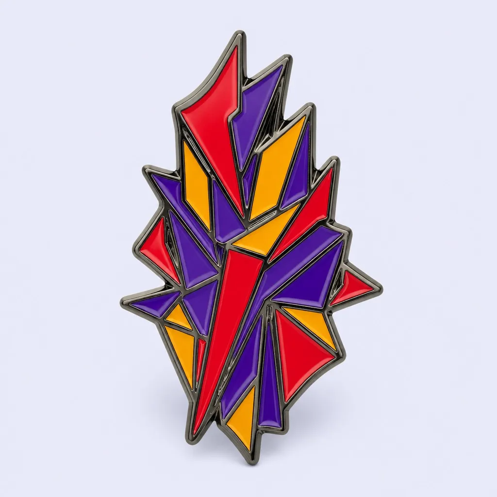 Prism Flame Polygon