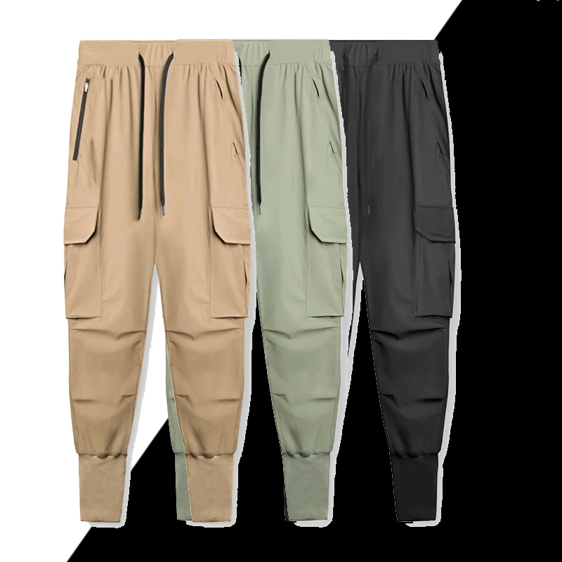 

Men's Casual Pants Loose Straight Slim Ice Silk Pants sweatpants
