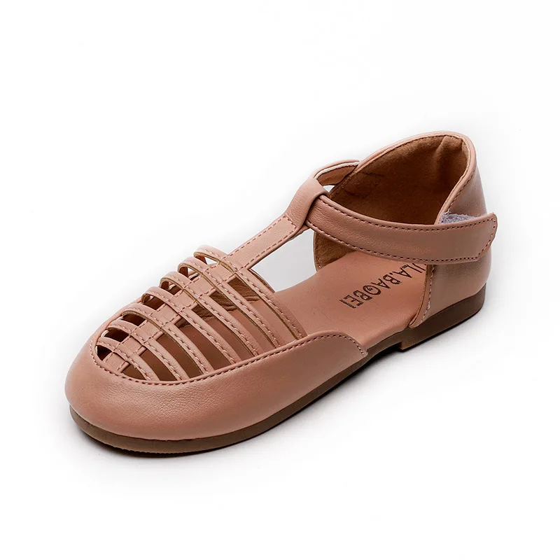 

Simple Elegant Baby Flat Design Baby Girl Shoes Sandals, 5 colors as picture