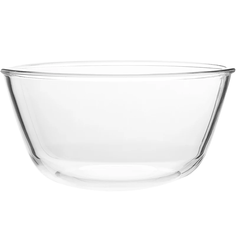 

Heat-resistant tempered and noodle bowl Household glass large baking Fruit salad Beaten egg noodle bowl Cold glass, Transparent