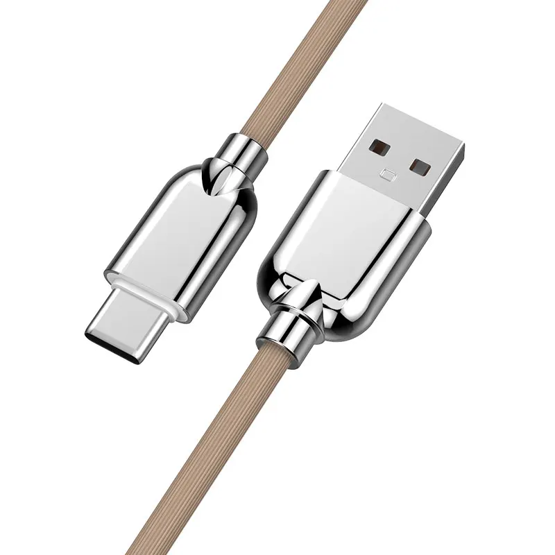 

Durable TPE Zinc Alloy TPE Material 2.4A Usb Charging date Cable 1M Type C Quick Charger For HuaweiP20 For Samsung S9 S8, White/grey/brown