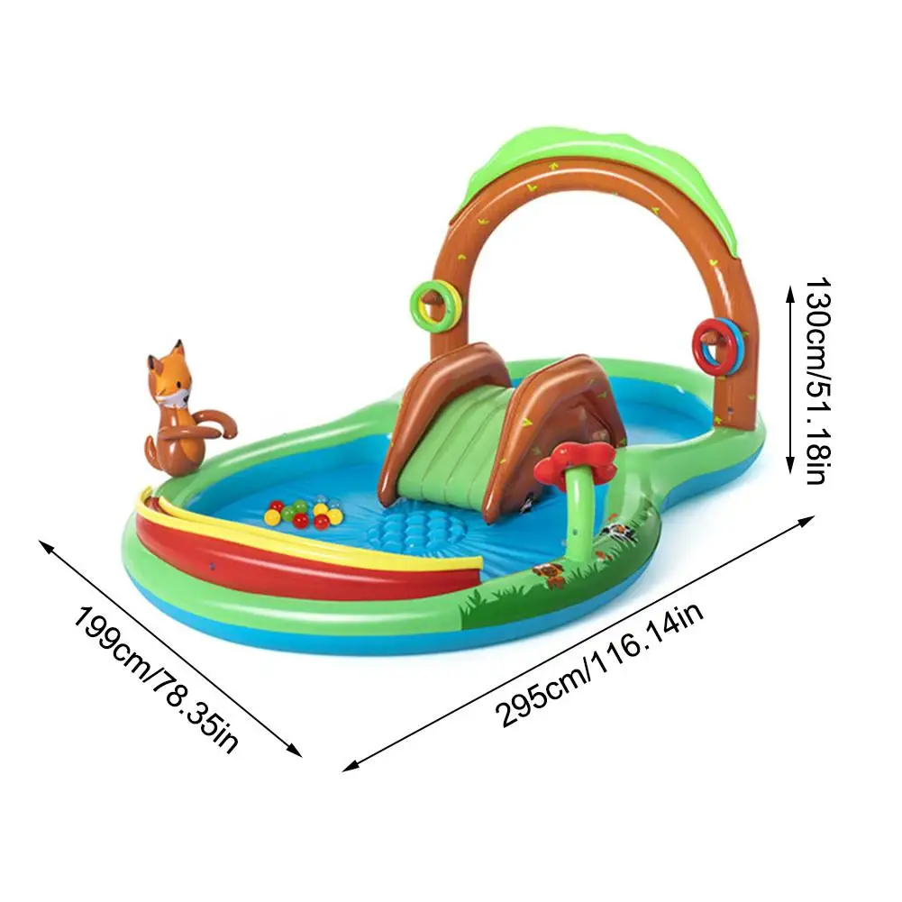 

Inflatable Pool Water Play Center Kids Wading Pool Courtyard Water Center Summer Water Play Toys For Kids