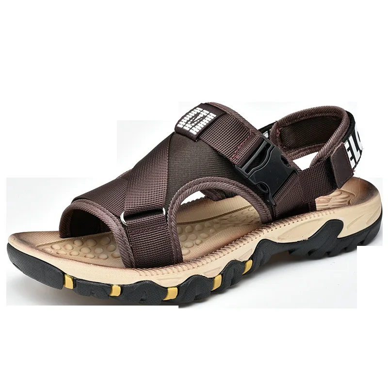 

High quality slide sandals for men fashion magic stick sandals outdoor daily casual sandals