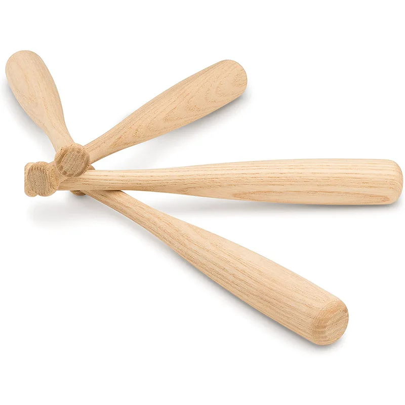 

Unfinished 6inch Wooden Mini Baseball Bat Indoor Children's Toy DIY Handmade Keychain Bedroom Patio Home Furniture Accessories