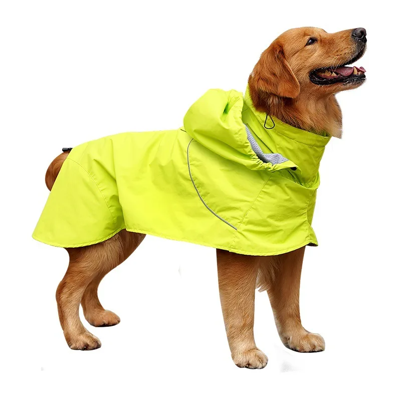 

Outdoor Pet Rain Coat XS-XXL Lightweight Hoodies Waterproof Jackets Polyester Poncho Raincoat For Dogs Cats Apparel dog clothes, 1 color