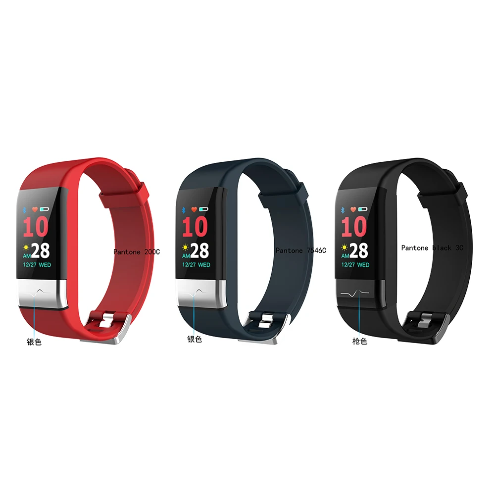 

J-style Modern 1790 ECG PPG design women smart watch for sport men watches smart, Black,red or as your custom