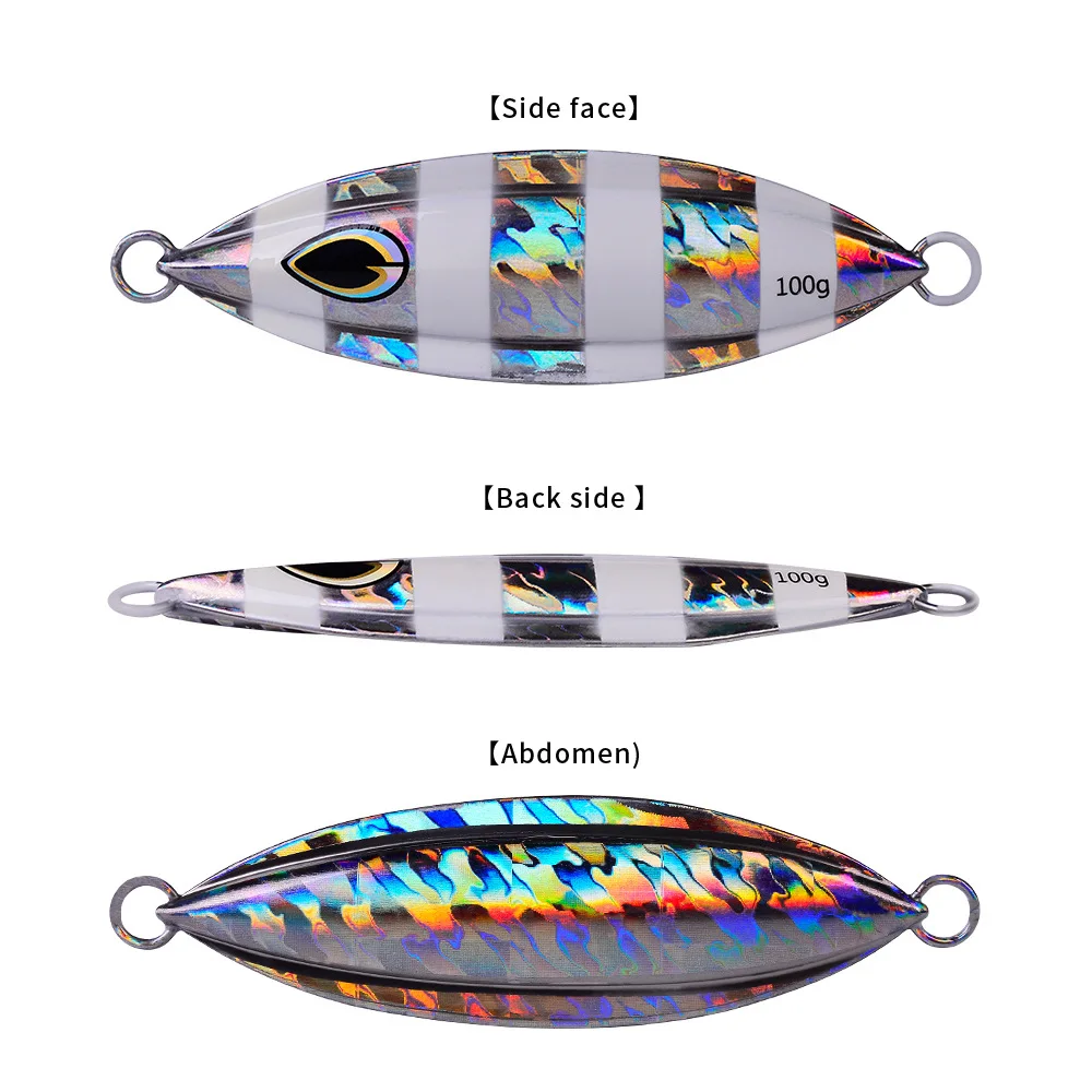 

Slow Fall Pitch Fishing Lures Jig Sinking Lead Metal Flat Jigs Jigging Lure 40g 60g 80g 100g 150g 200g For Squid Snapper Tuna
