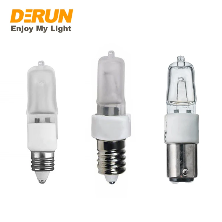 E11 E14 BA15D Base available JD halogen light bulbs 50W 75W 100W 150W 200W 250W With Quartz Glass Cover, HAL-JD