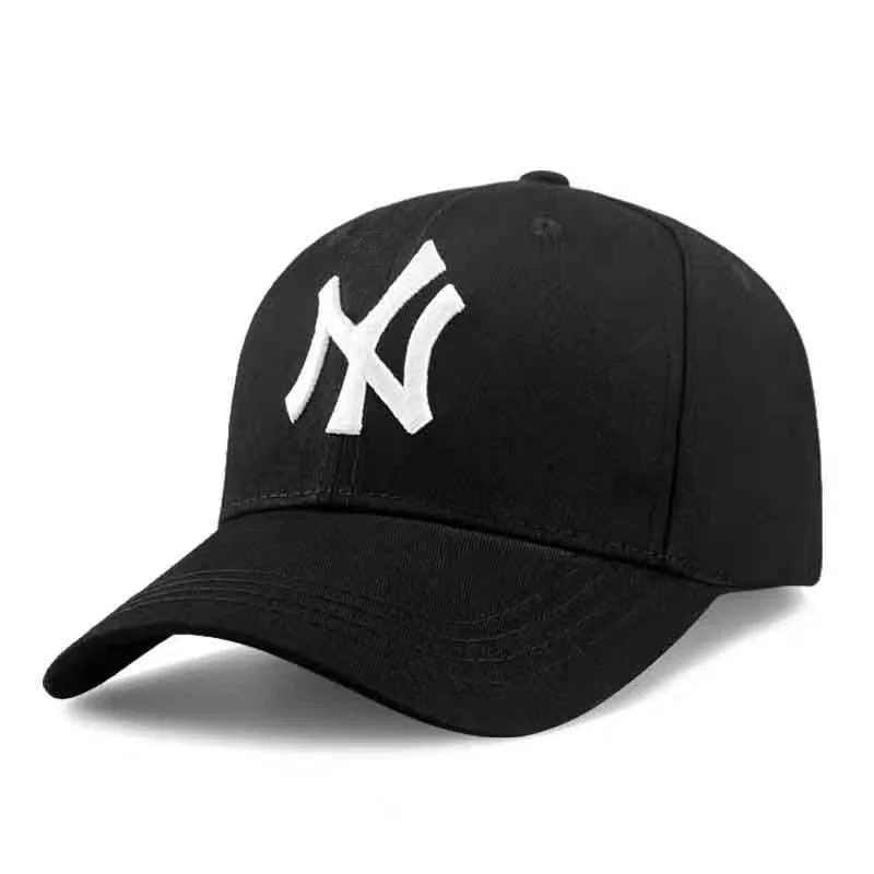 

Wholesale Fashion Alphabet Embroidered NY Sun Protect UV Hat 6-Panel Cotton Embroidery Custom Baseball Cap