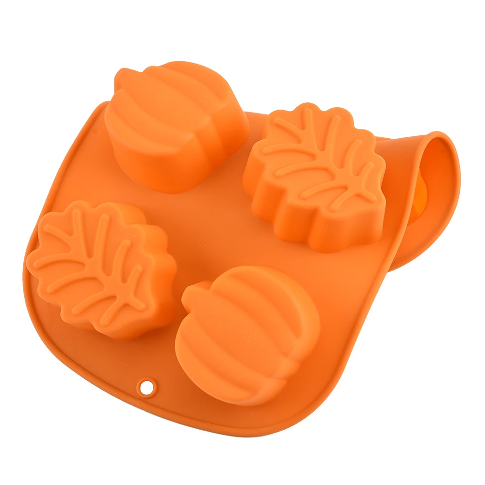 
2pcs harvest baking set,silicone mould with spatula 