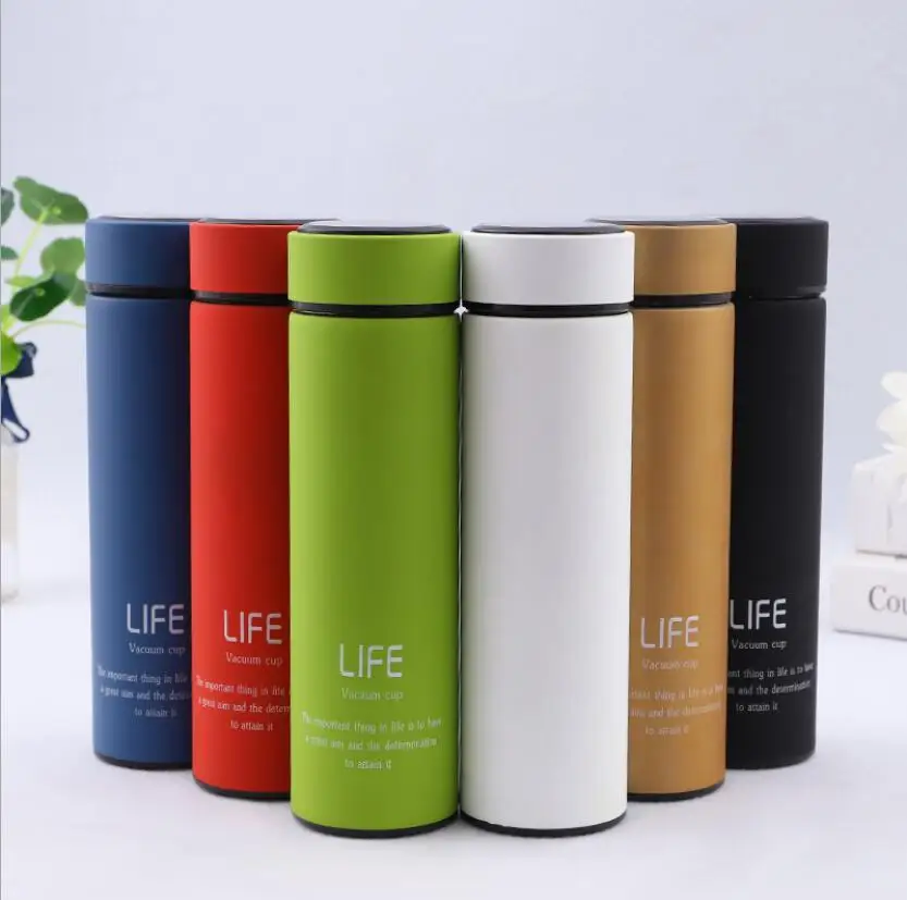 High Quality 500ml Double Wall Insulated Stainless Steel Water Bottle ...
