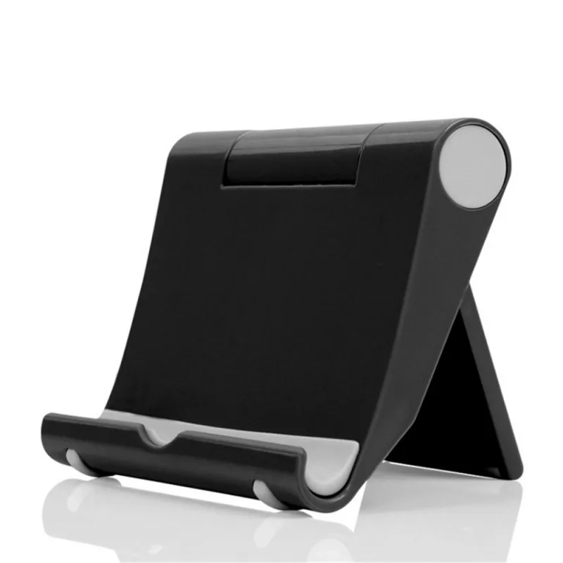 

Foldable portable and adjustable phone tablet stand easy to operate suitable for phone and tablet, Black/customized