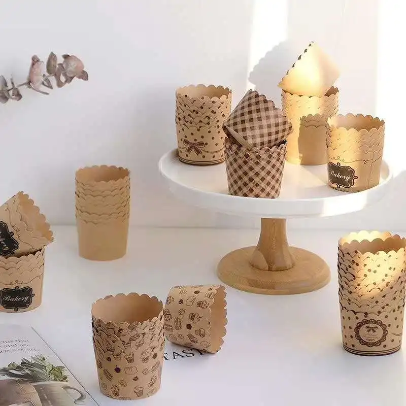 

cake accessorices 2021 hot sale craft supplies packaging decoration happy birthday decoration wedding favors paper muffin cups
