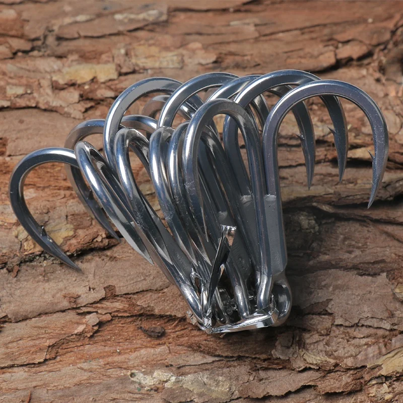 

Freshwater sea water tuna fishing hooks carbon steel big game fishing hooks treble fish hook