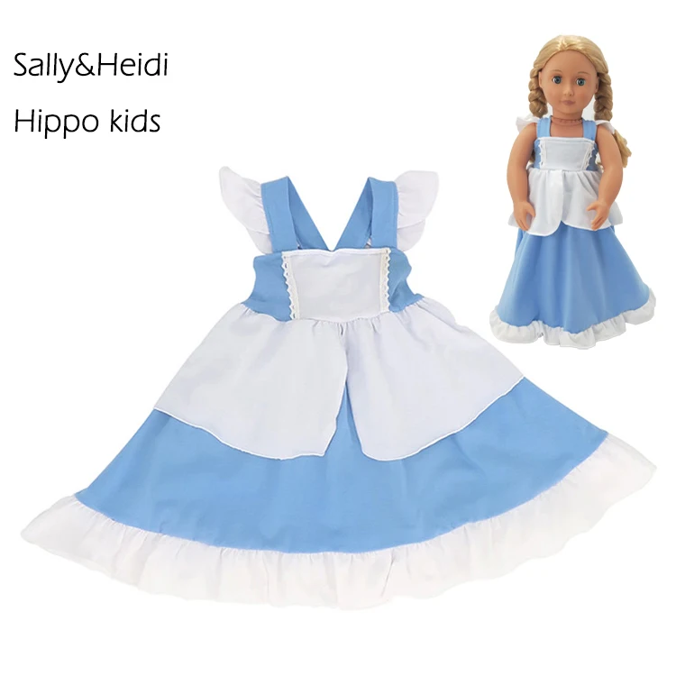 

Fast delivery boutique girls cotton princess cinderella inspried dress 2021