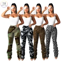 

New Arrival Ladies Pants Trousers Leopard Print Tight Fashionable Sexy Long High Waisted Casual Camouflage Women's Pants