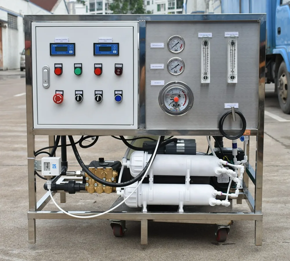 product-Ocpuritech-1000LPD Seawater Desalination Systems Price Portable Ro Equipment Process Cost Se