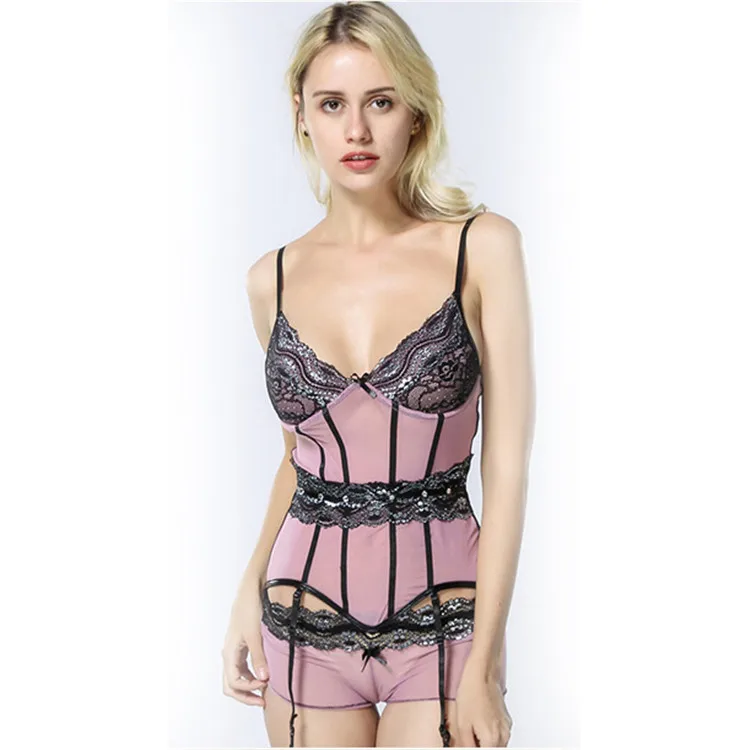 

high quality fashion mesh exotic see through sexy transparent babydoll lingerie