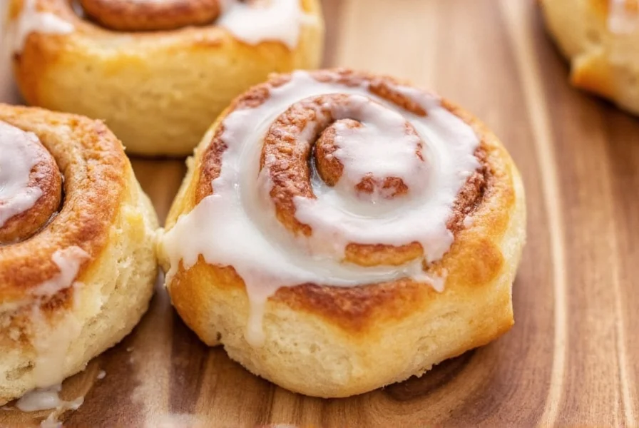 Close-up of properly rolled cake cinnamon roll dough showing even cinnamon sugar distribution