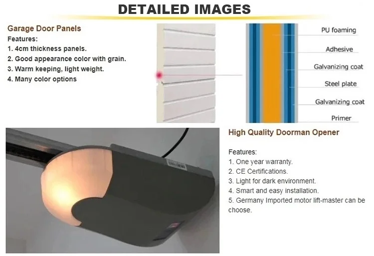 Barato Puertas De Garaje Con Pequeñas Peatonal Puerta De Acceso - Buy