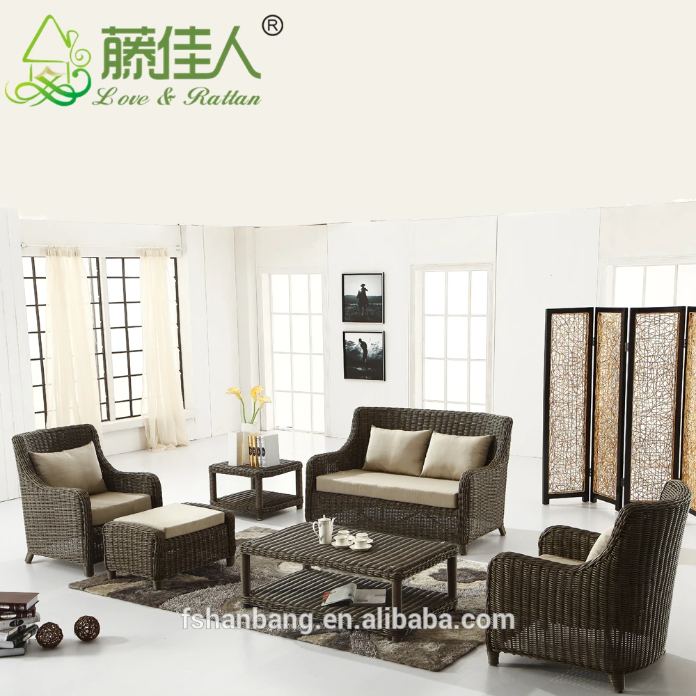 Rattan Outdoor Furniture Patio Wicker Sectional Sofa Set
