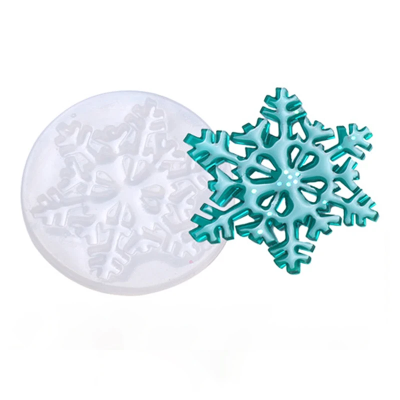 

Christmas Snowflake Molds Kit Resin Casting Jewelry Making Tools Fondant Chocolate Silicone Moulds