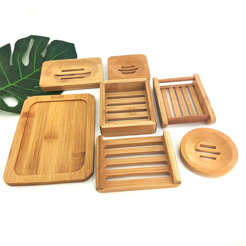 新设计手工竹制餐盘厨房食物储藏可重复使用的婴儿竹盘