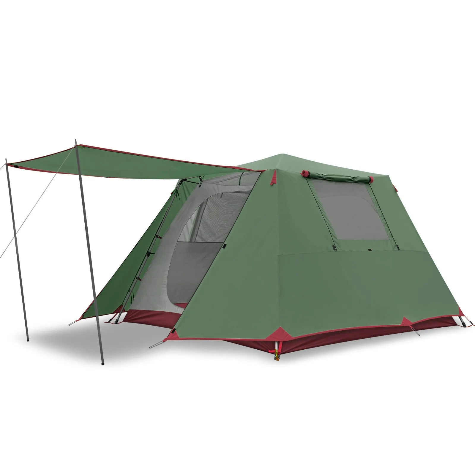 

Outdoor tents camping tent outdoor items Waterproof 4 Season 5-6 person folding tent Hiking Equipment, Yello,blue,dark green