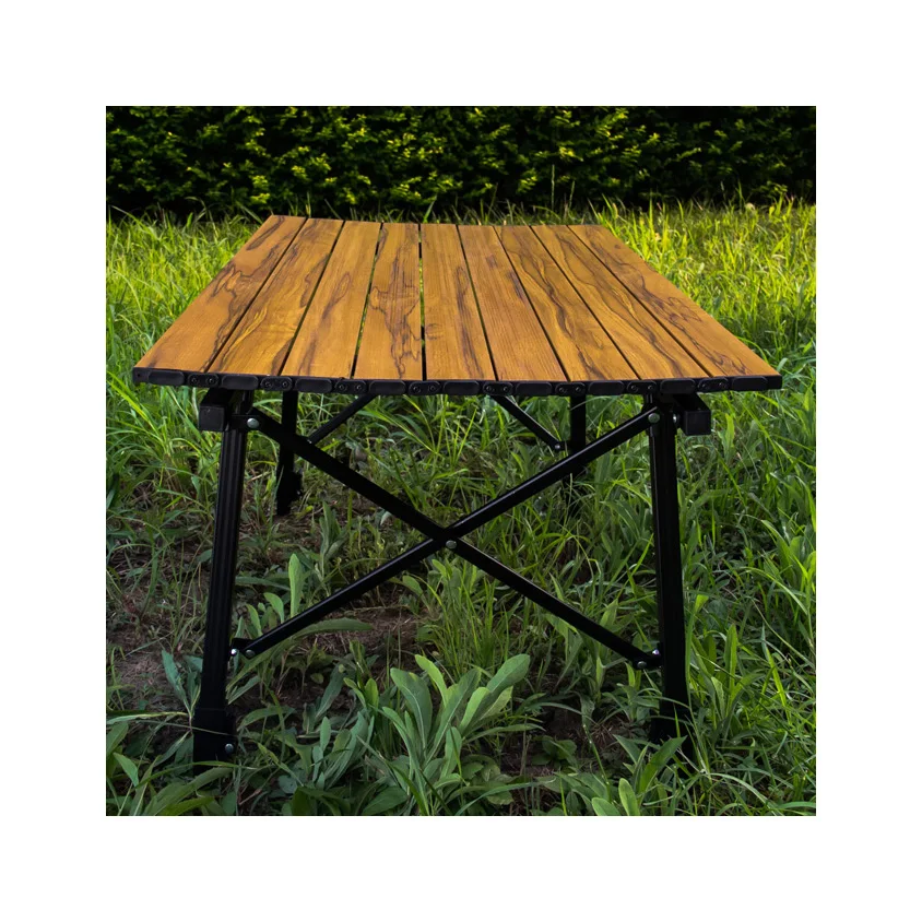 

Low Price Solid Color Classic and Practical Solid Wood top Dining Table for Outdoor