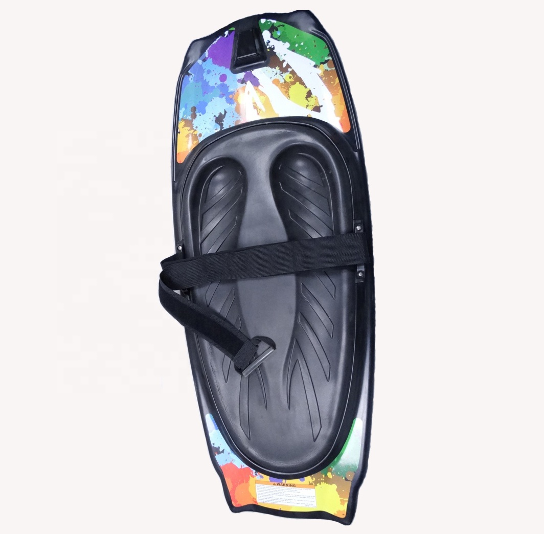 

Top quality PU filling roto-molding surf kneeboard, Black