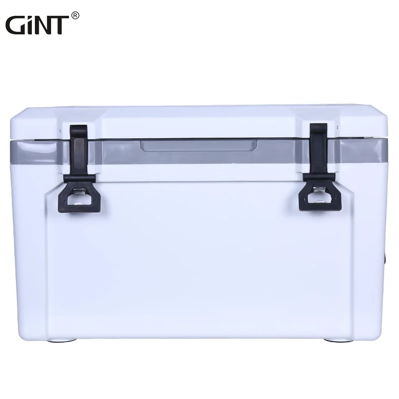 

2020 Gint New 50L Waterproof Portable cooler box Eco friendly insulated wholesale Hard ice chest for camping fishing Outdoor, Red/blue/ customized