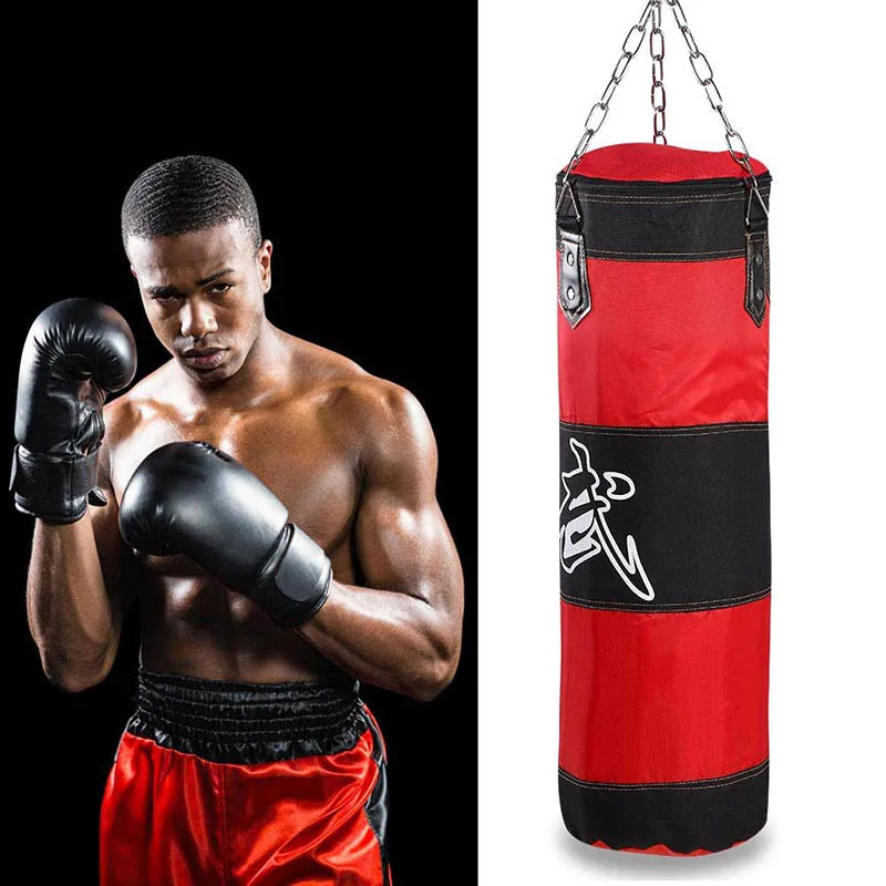 

Empty Punch Bag Training Boxing Hook Fight Karate Punch Punching Bag Empty Kick Sand Bag, Red, green