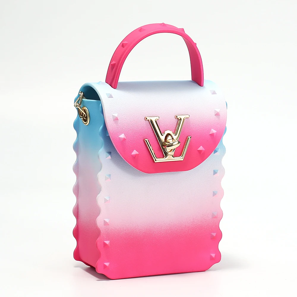 

New Vintage Rivet Messenger Bag Ladies Purses Wholesale Brand Handbag 2021